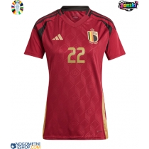 Ženski Nogometni dresi Belgija Jeremy Doku #22 Domači EP 2024 Kratek Rokav